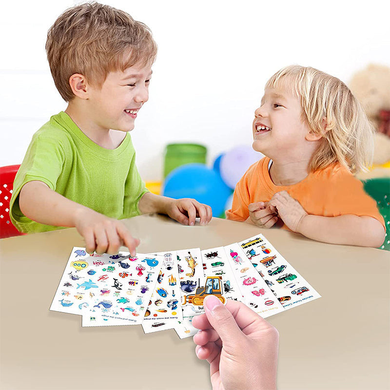 Klistermärke för barn som lär sig pedagogiska leksaker