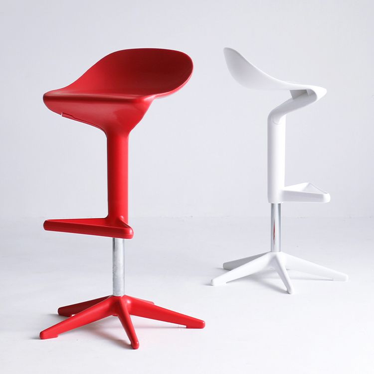 Modern höjdjusterbar motpall plastfotstöd barstol