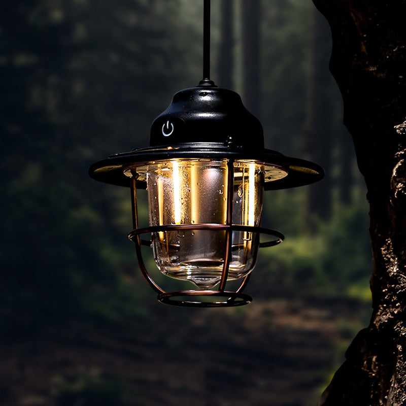 Retro vattentät LED campinglampa