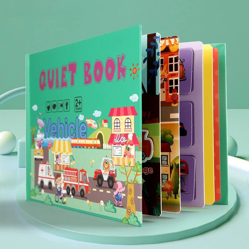 BusyBook™ - Lär ditt barn nya färdigheter!