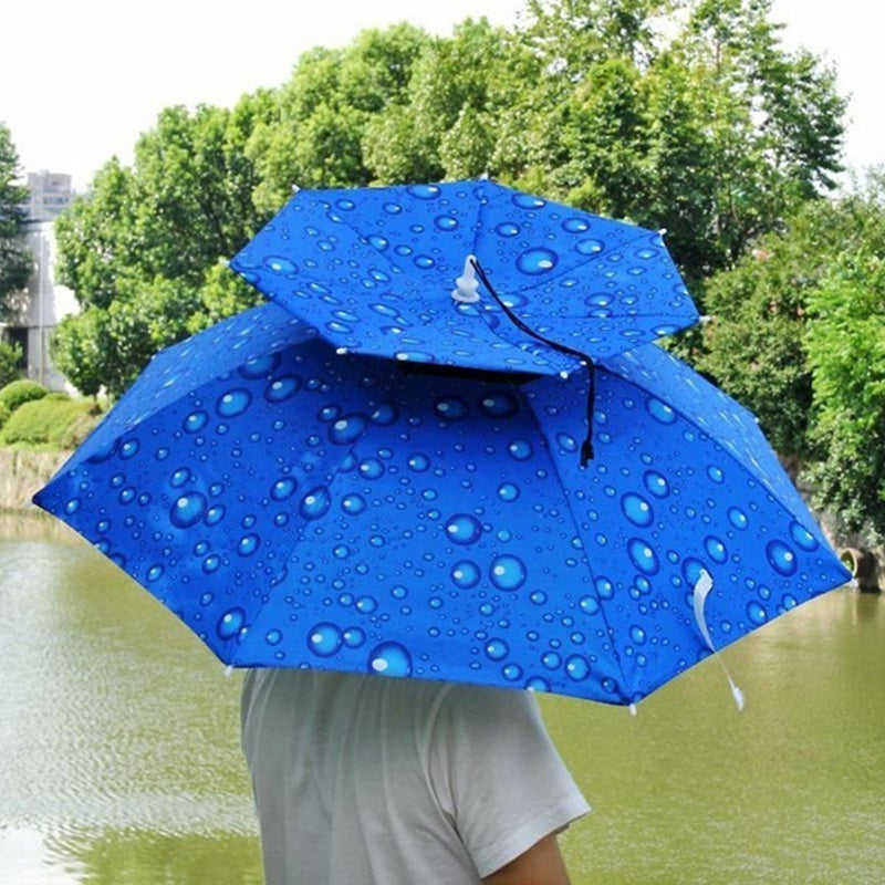 Dubbellagers paraplyhatt för utomhusbruk
