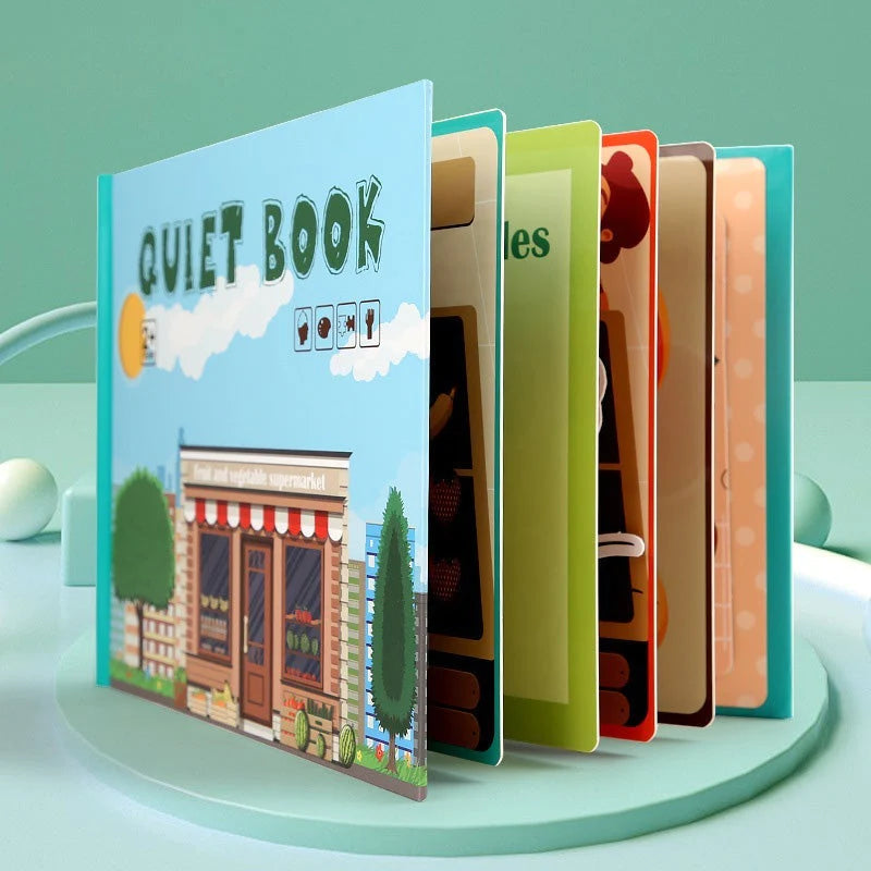 BusyBook™ - Lär ditt barn nya färdigheter!