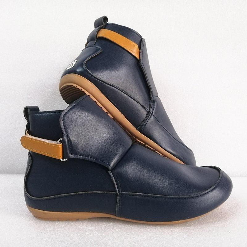 Staxia - vintage ankelboots med ortopedisk sula